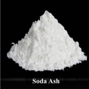 Image of Soda Ash on a black back ground